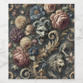 Die Bestie im Inneren - gotisch Viktorianisch Weinetikett (Einzelnes Label)