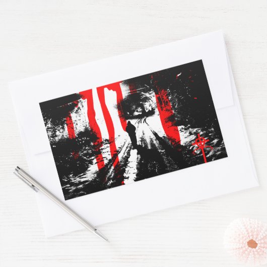 Die Bestie im Inneren Rechteckiger Aufkleber (Umschlag)