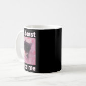 Die Bestie in mir Funny Cat Meme Geschenk für Männ Kaffeetasse (Vorderseite Links)