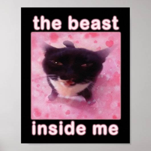 Die Bestie in mir katzenlustig Poster (Vorne)