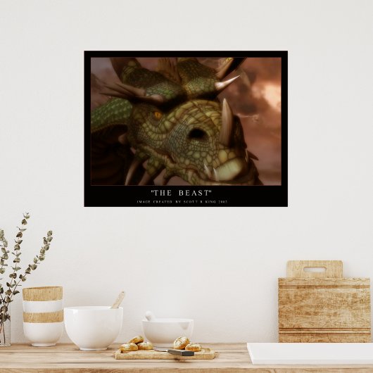 Die Bestie Poster (Küche)