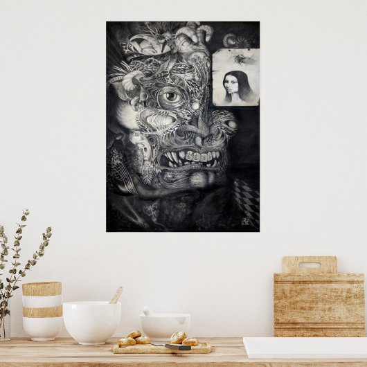 Die Bestie von Babylon Poster (Küche)