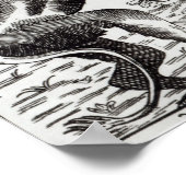 Die Bestie von Gevaudan, die ein junges Mädchen an Poster (Ecke)