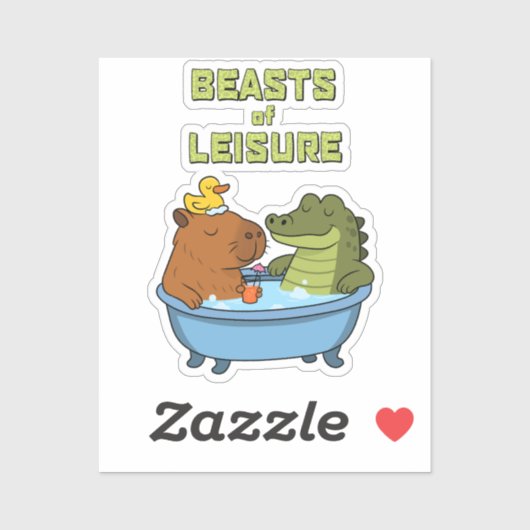 Die Bestien der Freizeit | Aufkleber (Blatt)