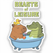 Die Bestien der Freizeit | Aufkleber (Vorderseite)