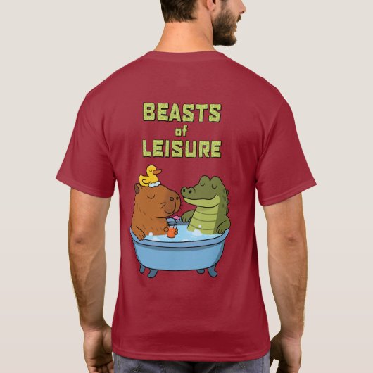 Die Bestien der Freizeit | T-Shirt (Rückseite)