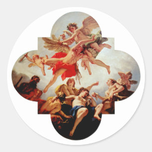 Die Bestrafung der Liebe Runder Aufkleber