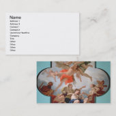 Die Bestrafung des Amors (Öl auf Leinwand) Visitenkarte (Vorne/Hinten)