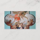 Die Bestrafung des Amors (Öl auf Leinwand) Visitenkarte (Rückseite)