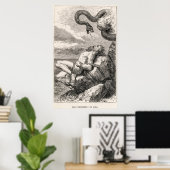 Die Bestrafung Lokis durch Louis Huard Poster (Heimbüro)