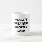 Die bestste adoptierte Mama-" Tasse "der Welt (Mittel)