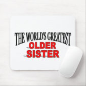 Die bestste ältere Schwester der Welt Mousepad (Mit Mouse)