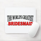 Die bestste Brautjungfer der Welt Mousepad (Mit Mouse)
