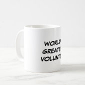 Die bestste freiwillige" Tasse "der Welt (Vorderseite Links)