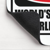 Die BESTSTE FREUNDIN Mousepad der warnende WELT (Ecke)