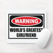 Die BESTSTE FREUNDIN Mousepad der warnende WELT (Mit Mouse)