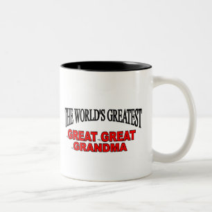 Die bestste große große Großmutter der Welt Zweifarbige Tasse
