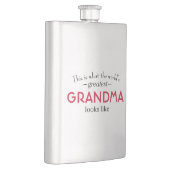 Die bestste Großmutter der Welt Flachmann (Rechts)