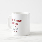 Die bestste Großmutter der Welt Kaffeetasse (Vorderseite Links)