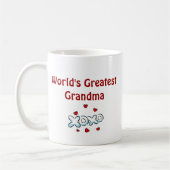 Die bestste Großmutter der Welt Kaffeetasse (Links)