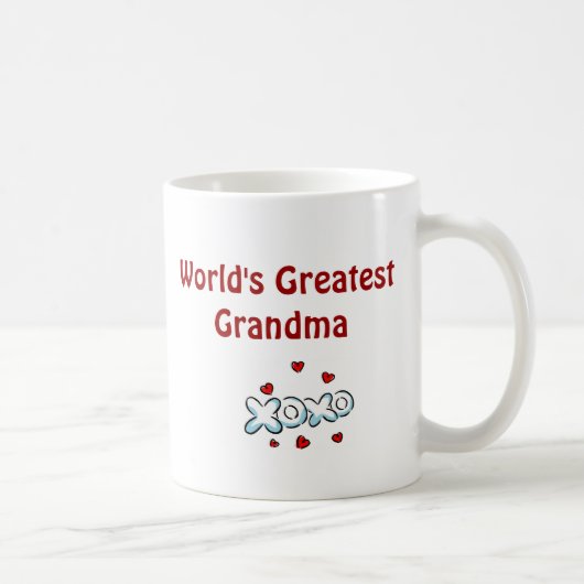 Die bestste Großmutter der Welt Kaffeetasse (Rechts)