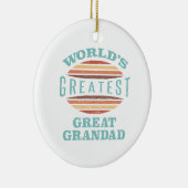 Die Bestste Großmutter der Welt Keramik Ornament (Rechts)