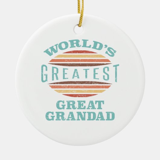 Die Bestste Großmutter der Welt Keramik Ornament (Vorne)