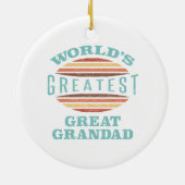 Die Bestste Großmutter der Welt Keramik Ornament (Hinten)