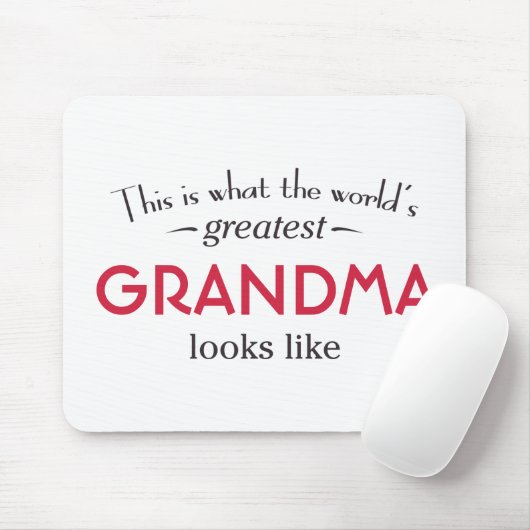 Die bestste Großmutter der Welt Mousepad (Mit Mouse)