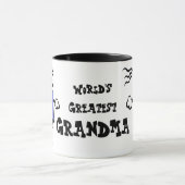 Die bestste Großmutter der Welt Tasse (Zentrum)