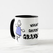 Die bestste Großmutter der Welt Tasse (Vorderseite Links)