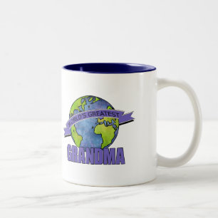 Die bestste Großmutter der Welt Zweifarbige Tasse