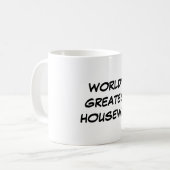 Die bestste Hausfrau-" Tasse "der Welt (Vorderseite Links)
