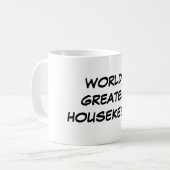 Die bestste Haushälterin-" Tasse "der Welt (Vorderseite Links)
