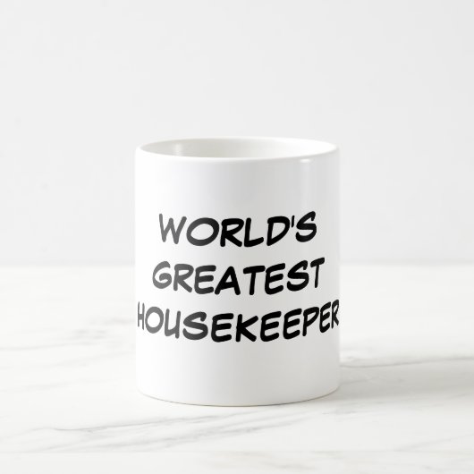 Die bestste Haushälterin-" Tasse "der Welt (Mittel)