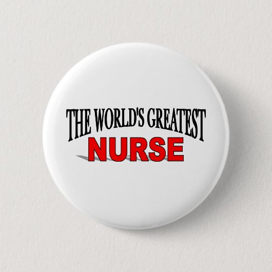 Die bestste Krankenschwester der Welt Button (Vorderseite)