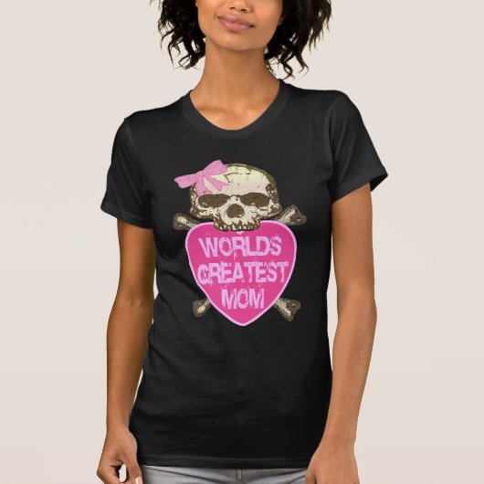 Die bestste Mama der Welt gotisch T-Shirt (Vorderseite)
