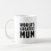 Die bestste Mama der Welt Kaffeetasse (Links)