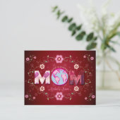 Die Bestste Mama des Wortes - Glücklicher Mutterta Postkarte (Stehend Vorderseite)
