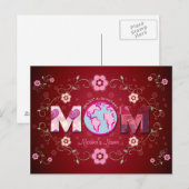 Die Bestste Mama des Wortes - Glücklicher Mutterta Postkarte (Vorne/Hinten)