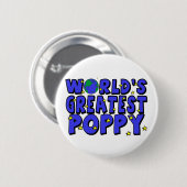 Die bestste Mohnblume der Welt Button (Vorne & Hinten)
