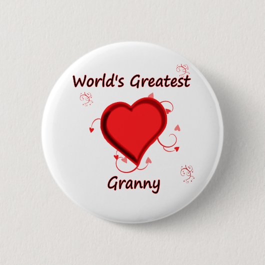 Die bestste Oma der Welt Button (Vorderseite)
