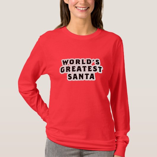 Die bestste Sankt der Welt T-Shirt (Vorderseite)