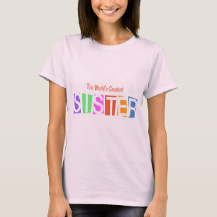 Die bestste Schwester der Retro Welt T-Shirt