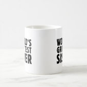 Die bestste Schwester der Welt Kaffeetasse (Mittel)