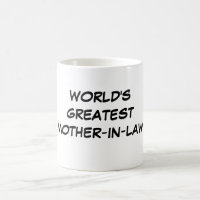 Die bestste Schwiegermutter-" Tasse "der Welt