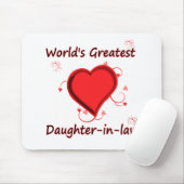 Die bestste Schwiegertochter der Welt Mousepad (Mit Mouse)