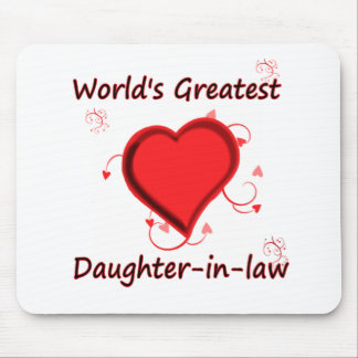 Die bestste Schwiegertochter der Welt Mousepad