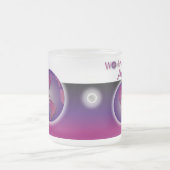 Die bestste Tante Mauve Gift Mug der Welt Mattglastasse (Mittel)