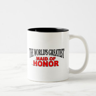 Die bestste Trauzeugin der Welt Zweifarbige Tasse